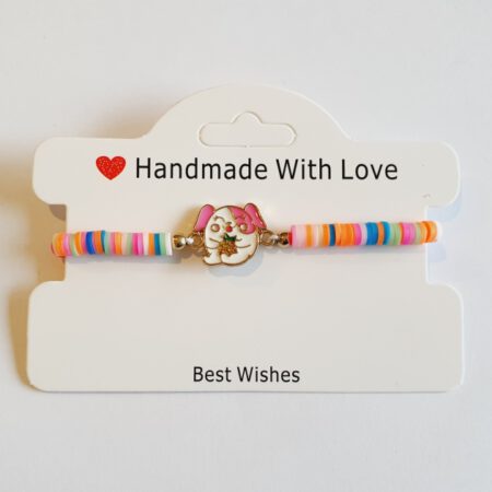 Armband multicolor met hondje