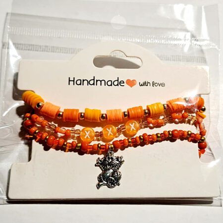 Armband-set 3 - oranje sponsor
